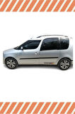Skoda Roomster Tüm 2'li Mügen Tip Cam Rüzgarlığı