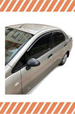Honda City 2006-2009 4'lü Mügen Tip Cam Rüzgarlığı