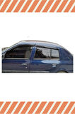 Renault Clio 2 Sedan 1999-2008 4'lü Mügen Tip Cam Rüzgarlığı