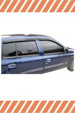 Renault Clio 2 Sedan 1999-2008 4'lü Mügen Tip Cam Rüzgarlığı
