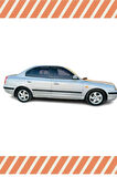 Hyundai Elantra 2002-2007 4'lü Mügen Tip Cam Rüzgarlığı