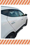 Hyundai Ix-35 Tüm 4'lü Mügen Tip Cam Rüzgarlığı