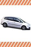 Ford C-max 2003-2010 4'lü Mügen Tip Cam Rüzgarlığı