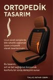 Honda Civic Eg Kasa Sedan 1992-1995 Uyumlu Tegin Natura Serisi Raşel Taba Siyah Koltuk Kılıfı