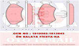 TRW GDB1221 Ön Fren Balatası Fiesta 89-02 Ford Ka 96-08 Mazda 121 III 96-02 6188427