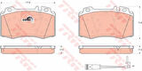 Trw Gdb1543 Fren Balatası Ön W203 02>07 S203 02>07 C209 02>09 C219 04>10 W211 02>08 W220 98>04