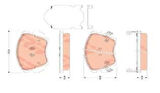 TRW GDB1782 Ön Fren Balatası Insignia 16 İnç Jant 1605624