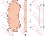 TRW GDB1817 Ön Balata Porsche 911 06-12 99635194801