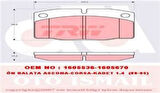 TRW GDB199 Ön Fren Balatası Corsa A Omega A Vectra A Kadett E 1605881