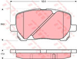 TRW GDB3315 Ön Fren Balatası Toyota Avensis VVT I 2.0 03-07 446544100