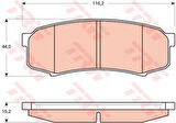 TRW GDB3464 Fren Balatası Arka Land Cruiser 2.7 3.4 4.0 97-Lexus G470 01- 4605A458