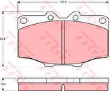 TRW GDB352 Ön Fren Balatası Land Cruiser 4.0 D 4x4 84-96 HiIux 3.0D 4x4 84-88 449135120
