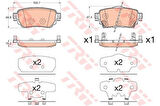 TRW GDB3617 Arka Fren Balatası Qashqai 2013- Renault Kadjar 2015- D40604EA0A