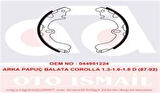 TRW GS8291 Arka Fren Balatası Pabuç Corolla 1988 2002 AE92 AE100 AE101 AE111 449512210