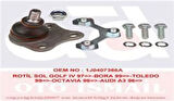 TRW JBJ377 Rotil Sol Bora IV 98-Golf IV 97-Octavia 97-04 Leon Toledo II 99-A3 96-03 New Beetle 1J0407365H