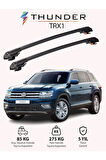 VOLKSWAGEN TERAMONT 2018-Sonrası TRX1 Thunder Carrier Kilitli Ara Atkı Taşıyıcı Tavan Barı Gri