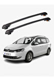 VOLKSWAGEN SHARAN 2010-Sonrası TRX1 Thunder Carrier Kilitli Ara Atkı Taşıyıcı Tavan Barı Gri