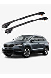 SKODA KAROQ 2017-Sonrası TRX1 Thunder Carrier Kilitli Ara Atkı Taşıyıcı Tavan Barı Gri