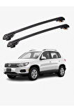 VOLKSWAGEN TIGUAN 2016-Sonrası TRX1 Thunder Carrier Kilitli Ara Atkı Taşıyıcı Tavan Barı Gri
