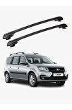 LADA LARGUS 2012-2020 TRX1 Thunder Carrier Kilitli Ara Atkı Taşıyıcı Tavan Barı Gri