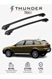 ALFA ROMEO 156 CROSSWAGON 2000-2007 TRX1 Thunder Carrier Kilitli Ara Atkı Taşıyıcı Tavan Barı Gri