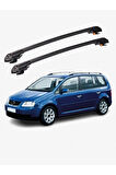 VOLKSWAGEN TOURAN 2003-2015 TRX1 Thunder Carrier Kilitli Ara Atkı Taşıyıcı Tavan Barı Gri
