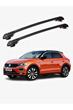 VOLKSWAGEN T-ROC 2017-Sonrası TRX1 Thunder Carrier Kilitli Ara Atkı Taşıyıcı Tavan Barı Gri