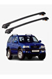OPEL FRONTERA SPORT 1999-2004 TRX1 Thunder Carrier Kilitli Ara Atkı Taşıyıcı Tavan Barı Gri