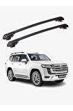 TOYOTA LAND CRUISER 2022-Sonrası TRX1 Thunder Carrier Kilitli Ara Atkı Taşıyıcı Tavan Barı Gri