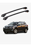 TOYOTA RAV4 2013-2018 TRX1 Thunder Carrier Kilitli Ara Atkı Taşıyıcı Tavan Barı Gri