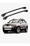 CHEVROLET CAPTIVA 2006-2018 TRX1 Thunder Carrier Kilitli Ara Atkı Taşıyıcı Tavan Barı Gri