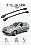 MERCEDES-BENZ E-CLASS 2004-2009 TRX1 Thunder Carrier Kilitli Ara Atkı Taşıyıcı Tavan Barı Gri