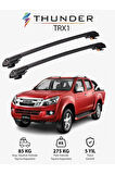 ISUZU D-MAX 2012-2015 TRX1 Thunder Carrier Kilitli Ara Atkı Taşıyıcı Tavan Barı Gri