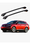 LEXUS RX 2010-2015 TRX1 Thunder Carrier Kilitli Ara Atkı Taşıyıcı Tavan Barı Gri