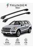 MERCEDES-BENZ M-CLASS 2012-2019 TRX1 Thunder Carrier Kilitli Ara Atkı Taşıyıcı Tavan Barı Gri