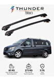 MERCEDES-BENZ METRIS 2015-Sonrası TRX1 Thunder Carrier Kilitli Ara Atkı Taşıyıcı Tavan Barı Gri