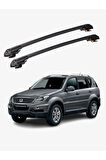 SSANGYONG REXTON 2006-2012 TRX1 Thunder Carrier Kilitli Ara Atkı Taşıyıcı Tavan Barı Gri