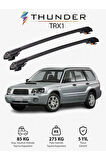 SUBARU FORESTER 2003-2007 TRX1 Thunder Carrier Kilitli Ara Atkı Taşıyıcı Tavan Barı Gri