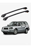 SUBARU FORESTER 2003-2007 TRX1 Thunder Carrier Kilitli Ara Atkı Taşıyıcı Tavan Barı Gri