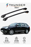 PORSCHE CAYENNE (92A-E2) 2011-2018 TRX1 Thunder Carrier Kilitli Ara Atkı Taşıyıcı Tavan Barı Gri
