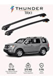 HONDA PILOT 2009-2015 TRX1 Thunder Carrier Kilitli Ara Atkı Taşıyıcı Tavan Barı Gri