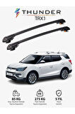 SSANGYONG TIVOLI XLV 2016-Sonrası TRX1 Thunder Carrier Kilitli Ara Atkı Taşıyıcı Tavan Barı Gri