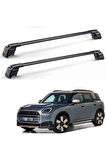 Mini Countryman E 2024 - Sonrası TRX1 Thunder Carrier Kilitli Ara Atkı Taşıyıcı Tavan Barı Siyah