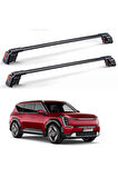 Ev9 GT Line TRX1 Thunder Carrier Kilitli Ara Atkı Taşıyıcı Tavan Barı Siyah