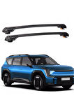 Ev9 GT Line TRX1 Thunder Carrier Kilitli Ara Atkı Taşıyıcı Tavan Barı Siyah