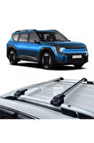 Ev9 GT Line TRX1 Thunder Carrier Kilitli Ara Atkı Taşıyıcı Tavan Barı Siyah