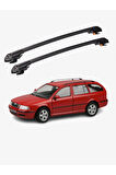 SKODA OCTAVIA 1998-2004 TRX1 Thunder Carrier Kilitli Ara Atkı Taşıyıcı Tavan Barı Siyah