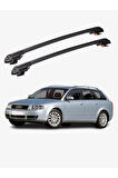 AUDI A4 AVANT 2002-2004 TRX1 Thunder Carrier Kilitli Ara Atkı Taşıyıcı Tavan Barı Siyah