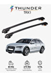 AUDI A6 ALLROAD 2012-2018 TRX1 Thunder Carrier Kilitli Ara Atkı Taşıyıcı Tavan Barı Siyah