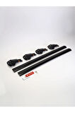 JEEP GRAND CHEROKEE 2005-2010 TRX1 Thunder Carrier Kilitli Ara Atkı Taşıyıcı Tavan Barı Siyah